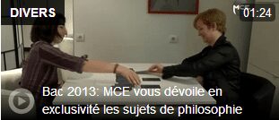 BAC 2013&nbsp;: Mes ressentis pour le bac philo ES 2013 avec MCE