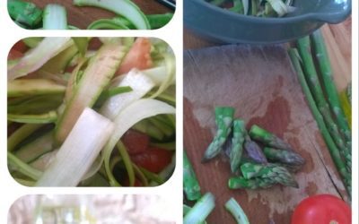 Salade d’asperges crues