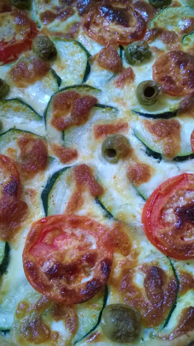 Recette : tarte courgettes/tomates