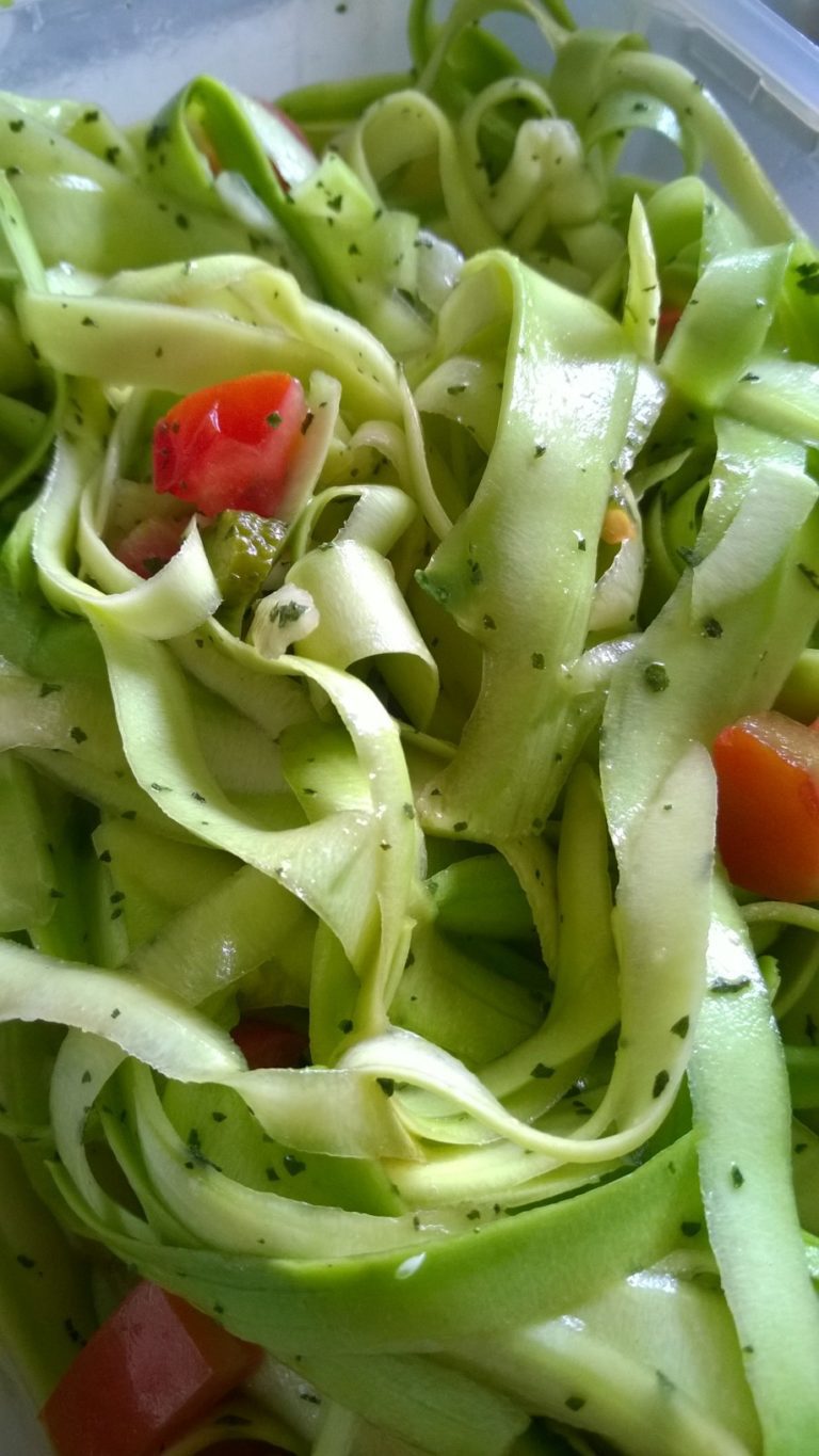 Recette : tagliatelles de courgettes