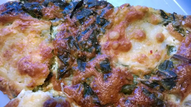 Recette : quiche au vert de blettes