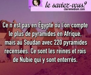 Le saviez-vous ? Pyramides en Egypte et au Soudan