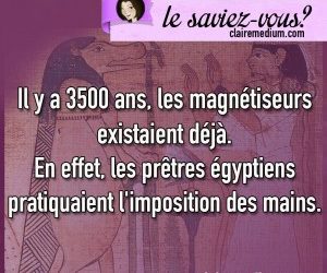 Le saviez-vous ? Egypte et magnétisme