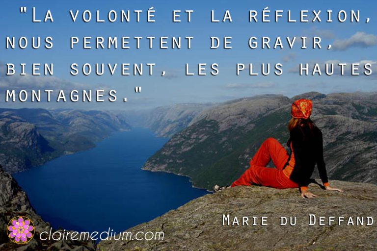 Citation de la semaine de Marie de Deffrand