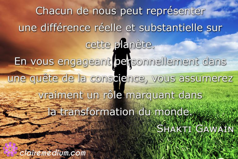 Citation de la semaine : Shakti Gawain