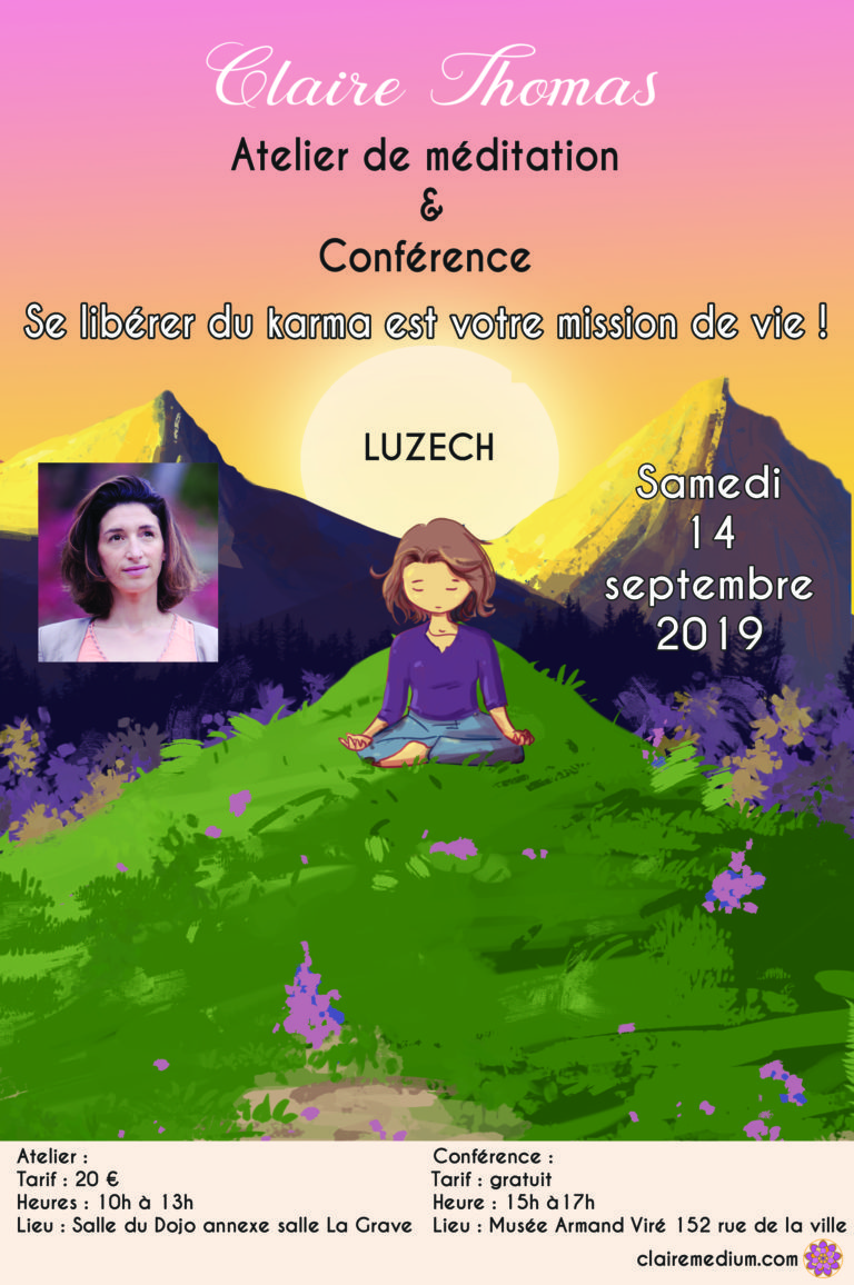 Conférence et atelier de méditation à Luzech (46)