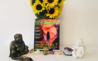 Retrouvez mon point de vue sur le karma et la spiritualité dans le magazine Inexploré n°43