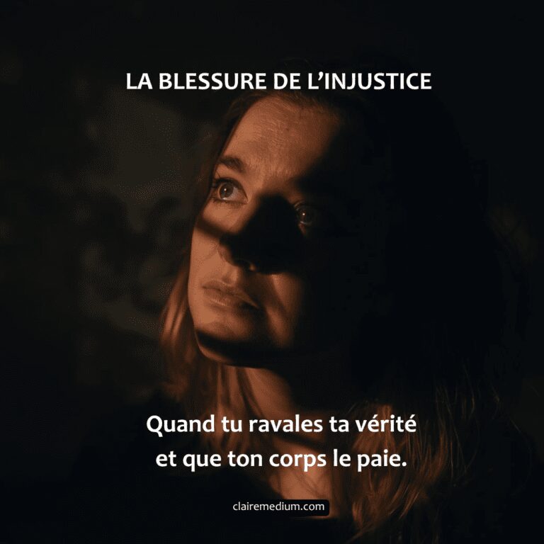 La blessure de l’injustice