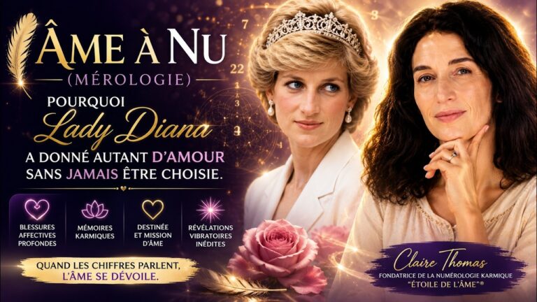 Lady Diana et Claire Thomas sur l’affiche de l’émission Âme à Nu(mérologie).